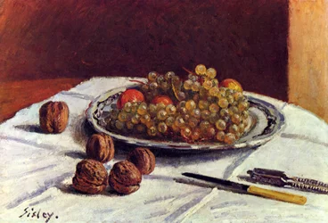 Still Life, Grapes and Nuts
